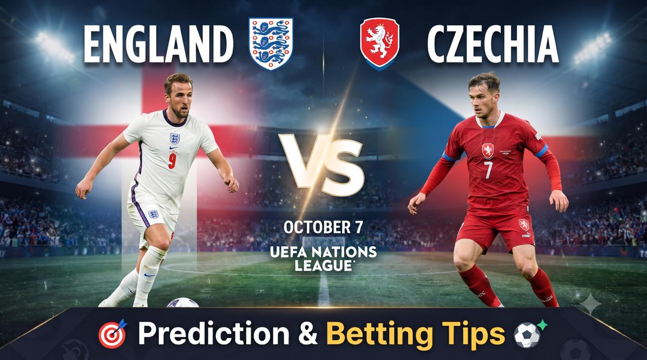 England vs Czechia Prediction & Betting Tips (Oct 7) – UEFA Nations League