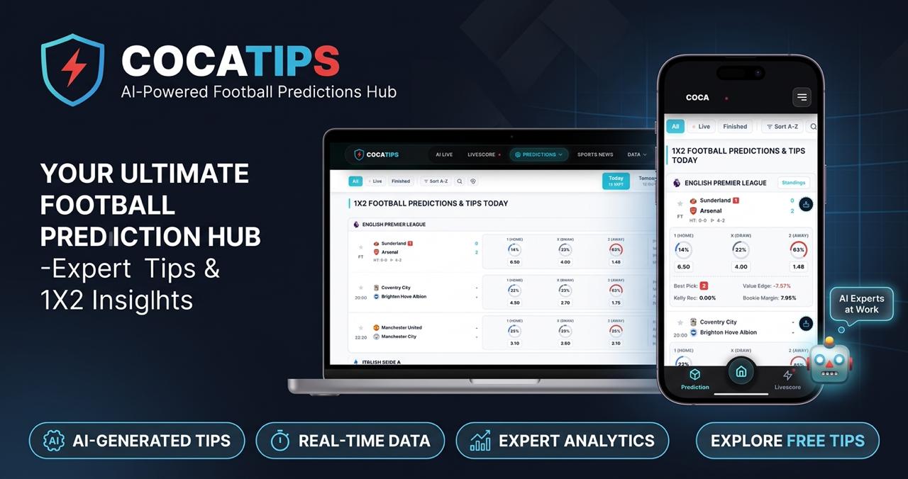 Football Tips & Predictions for Today | AI Betting Picks | Cocatips